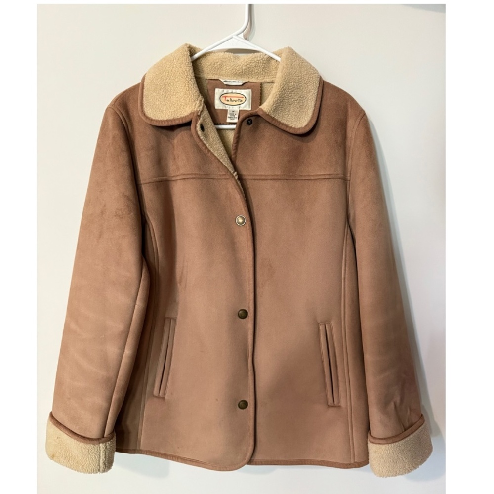 Talbots Jacket & Coats | Faux Suede Camel Coat